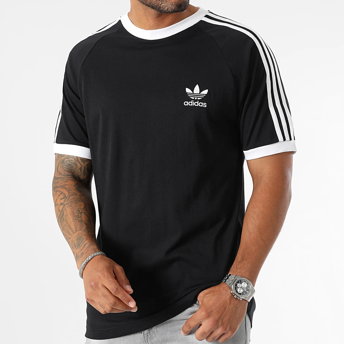 Adidas Originals Tee Shirt A Bandes 3 Stripes