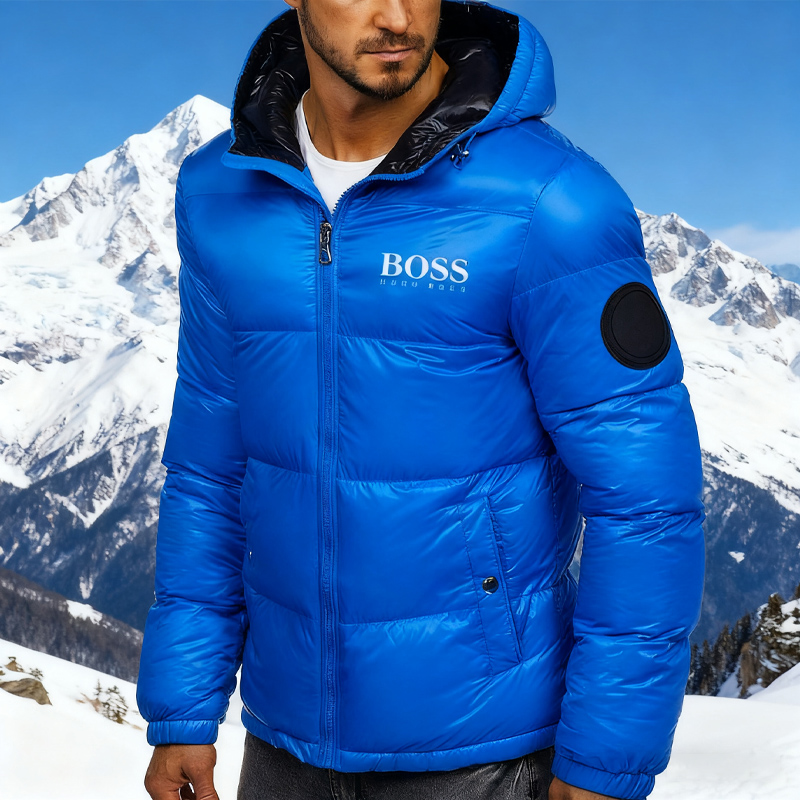 BOSS™ Men's Padded Warm Hooded Jacket