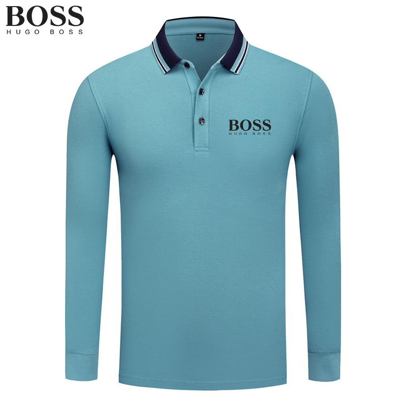 Men Long Sleeve T-Shirt POLO Shirt for Spring Autumn
