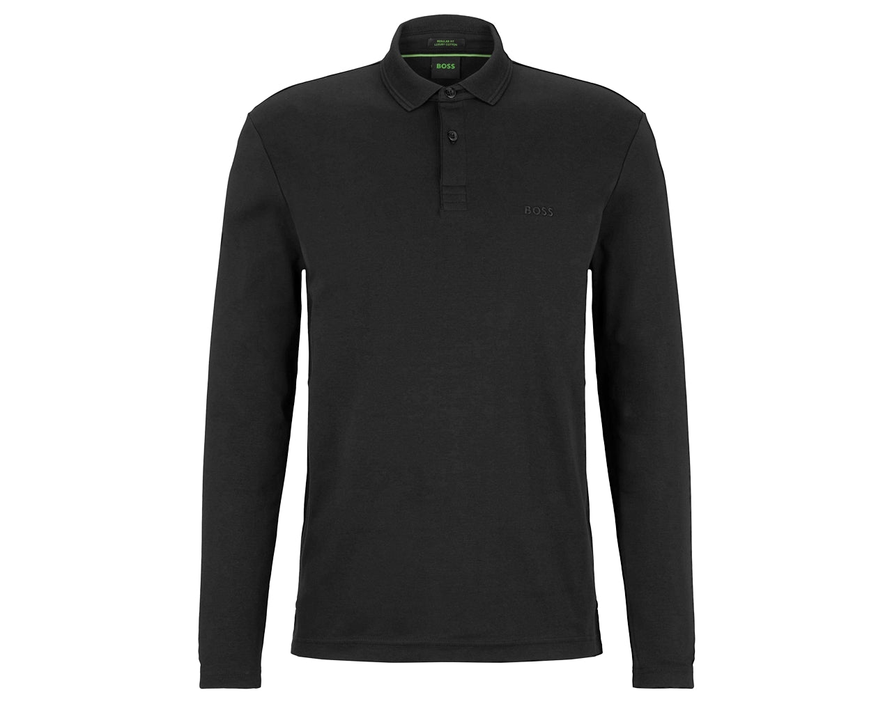 Pirol 50476433 Long Sleeved Polo Shirt Black