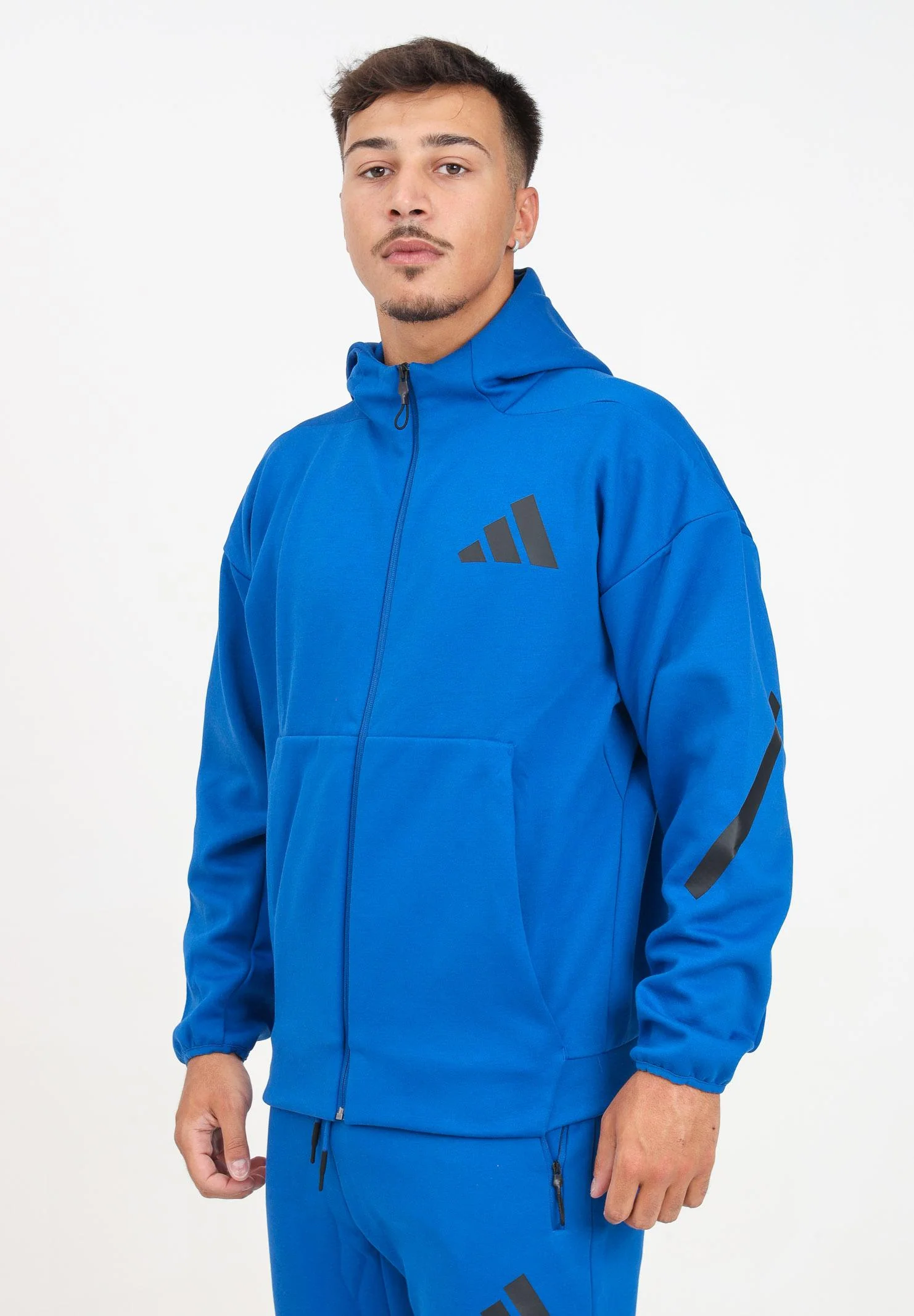 Men's ZNE Blue Zip Up Sweatshirt