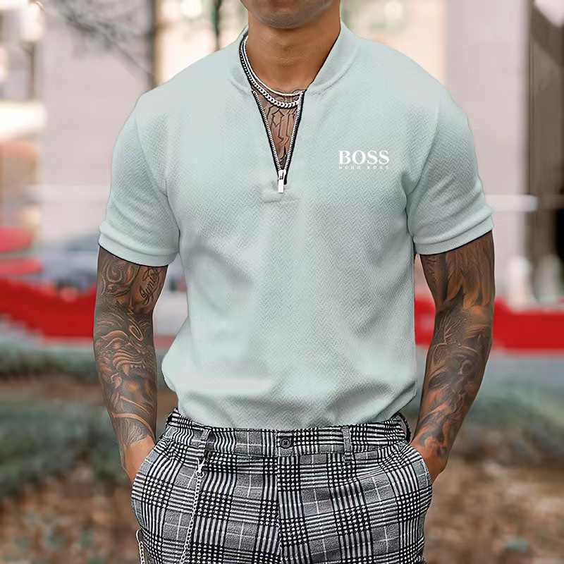 Men's Casual Short Sleeve Polo Shirt