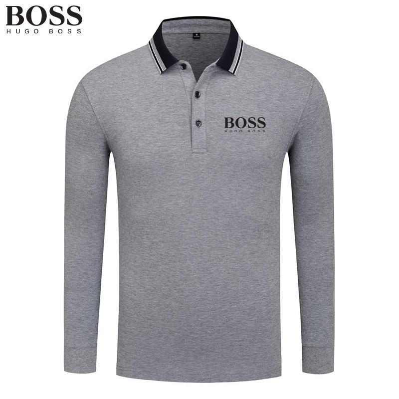 Men Long Sleeve T-Shirt POLO Shirt for Spring Autumn