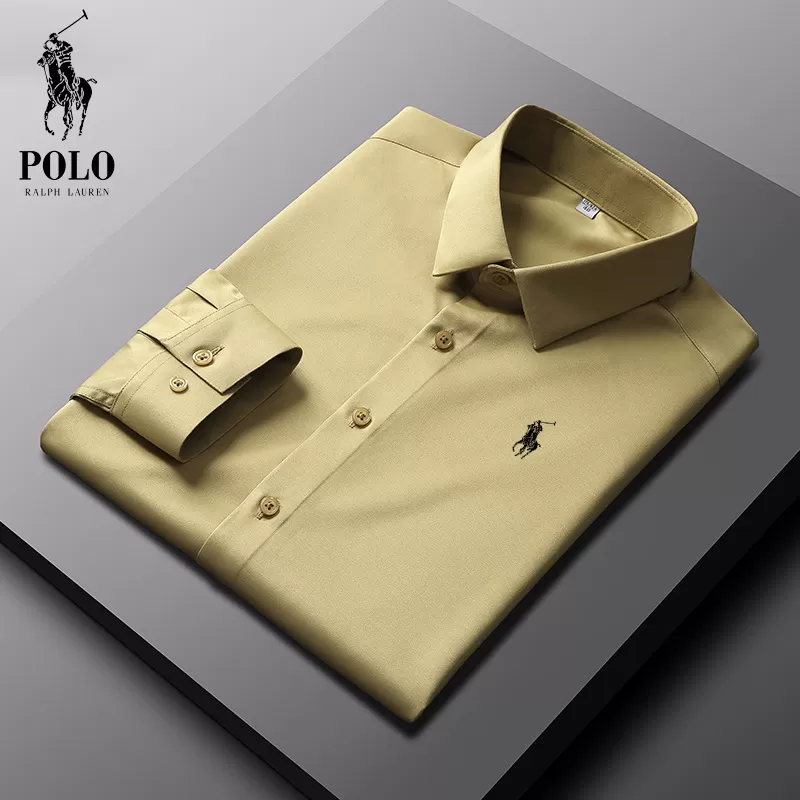 Ralph Lauren™ Men's Cotton Basic Denim Long Sleeve Shirt