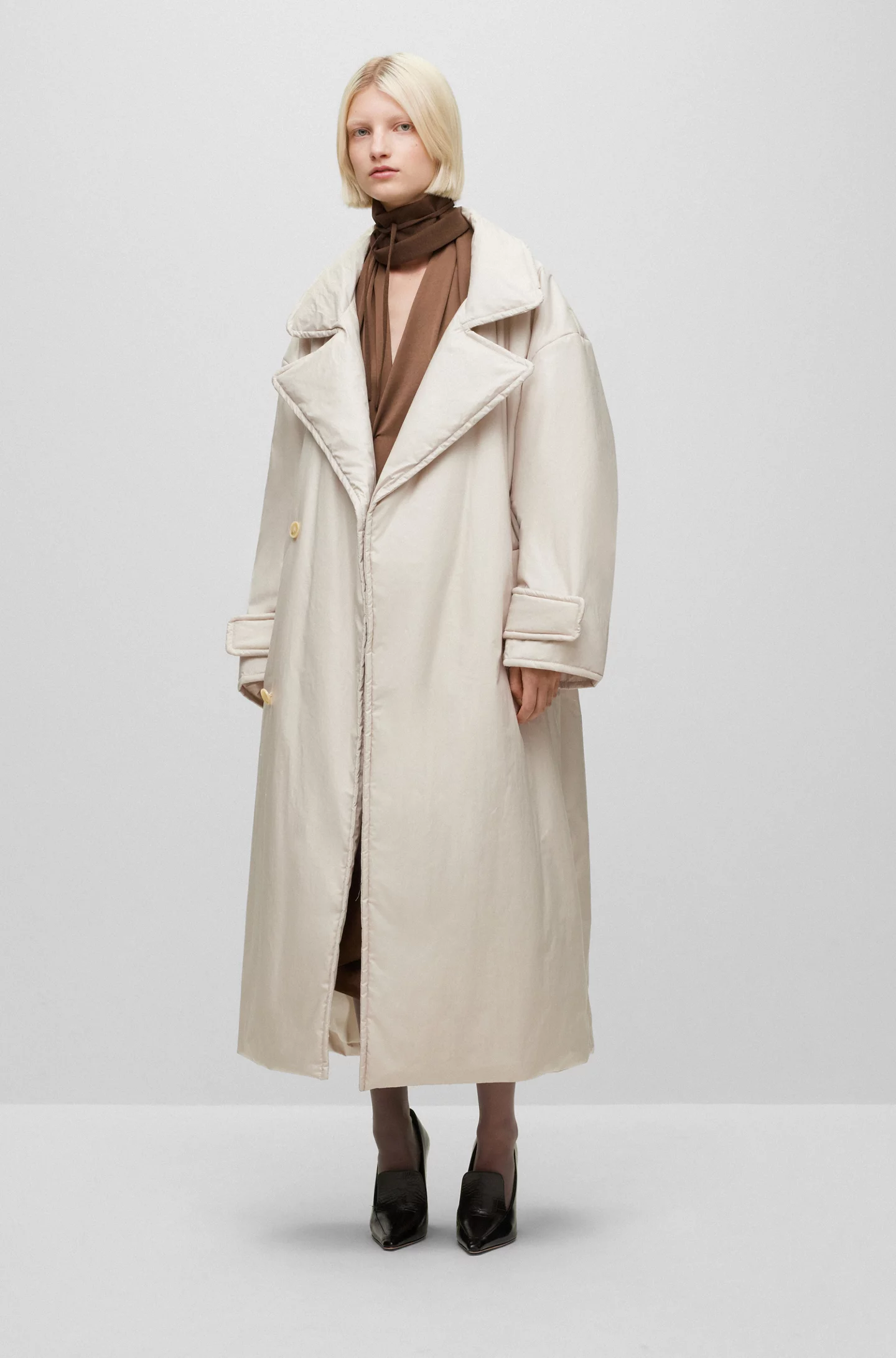 RELAXED-FIT COAT IN PADDED COTTON