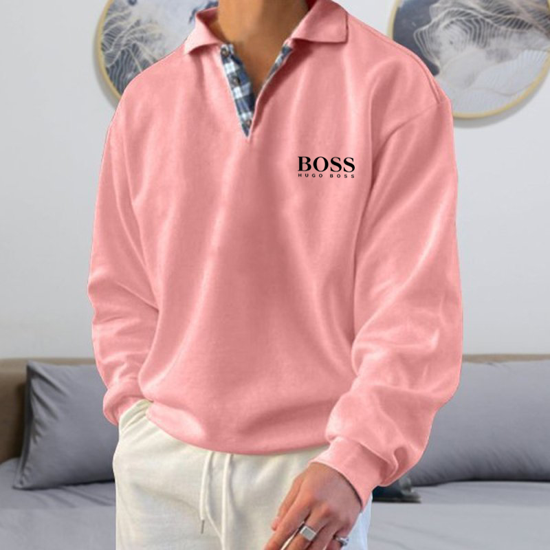 Men's Autumn Winter V-Neck Sweatshirt