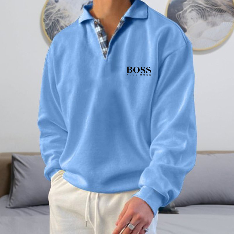 Men's Autumn Winter V-Neck Sweatshirt