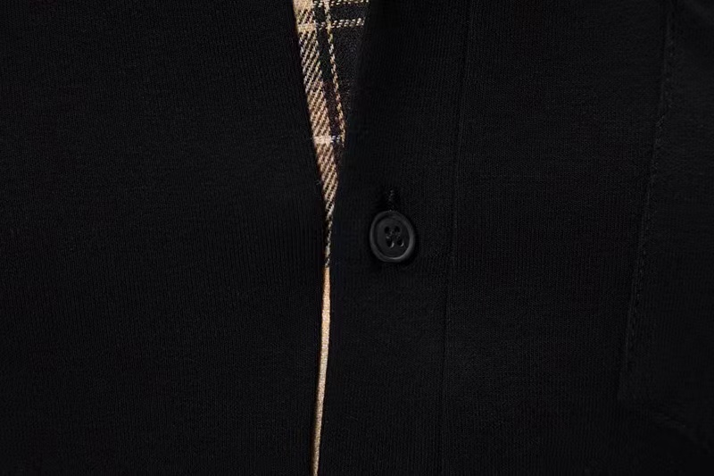 Men's Casual Check Short Sleeve Polo