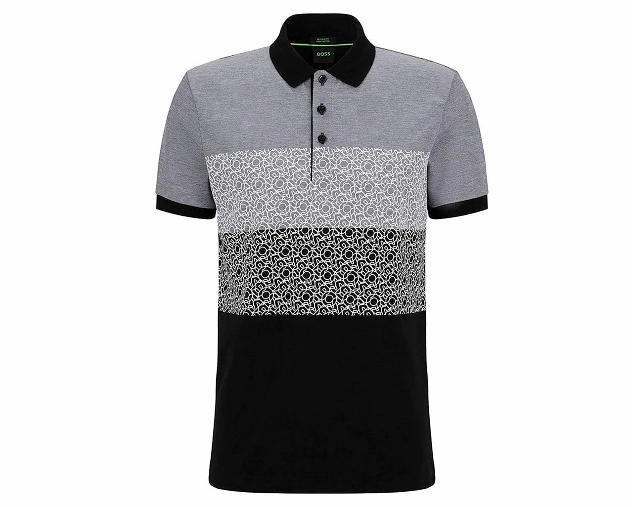50477571 Paddy 7 Regular Fit Polo Shirt Black