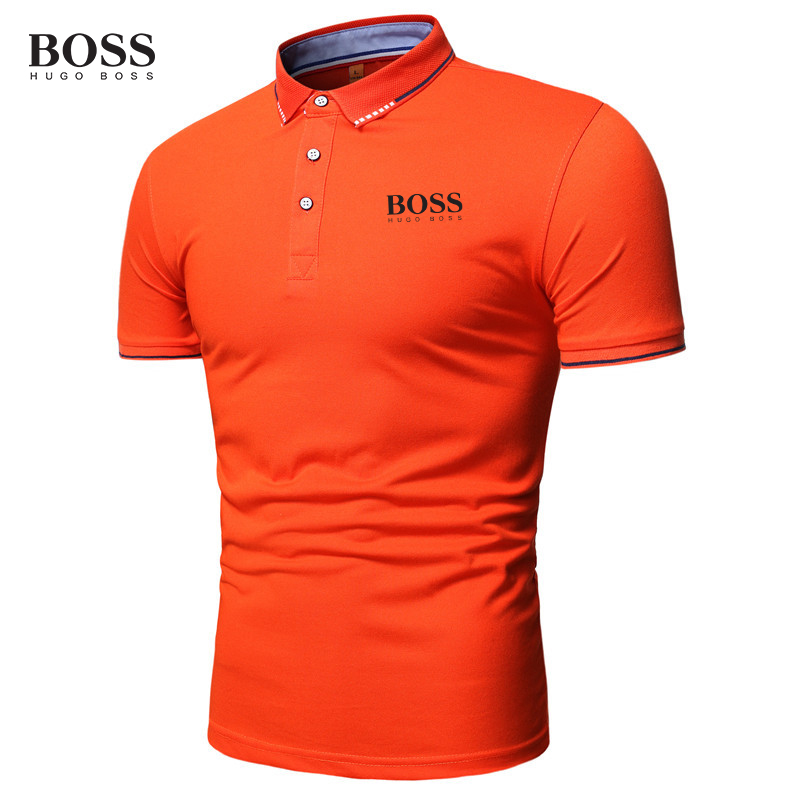 Button Stand Collar Short Sleeve Polo