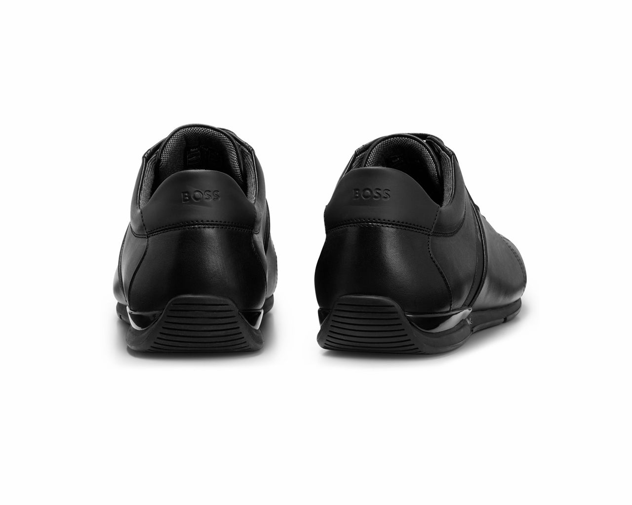 50471262 Saturn Lowp lux4 Leather Trainers Black