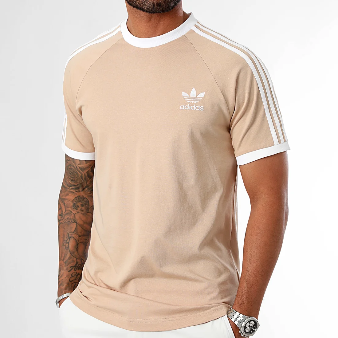 Adidas Originals Tee Shirt A Bandes 3 Stripes