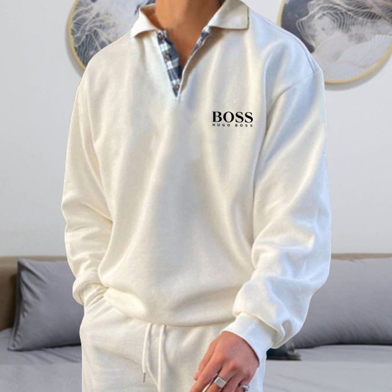 Men's Autumn Winter V-Neck Sweatshirt