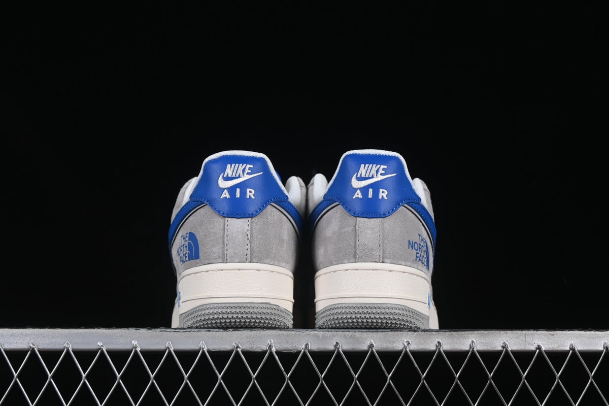 The North Face x Nike Air Force 1'07 Light Gray Blue Shoes Sneakers（Unisex）