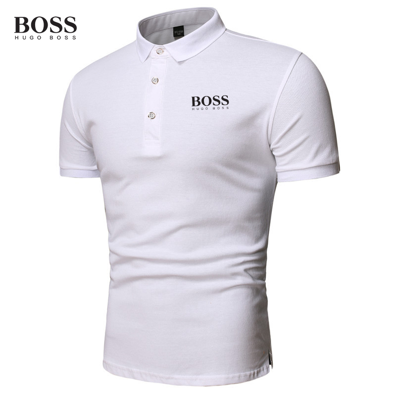 Button Stand Collar Short Sleeve Polo