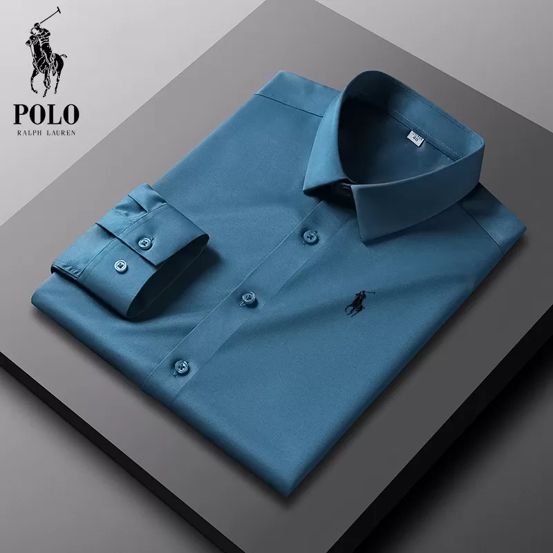 Ralph Lauren™ Men's Cotton Basic Denim Long Sleeve Shirt