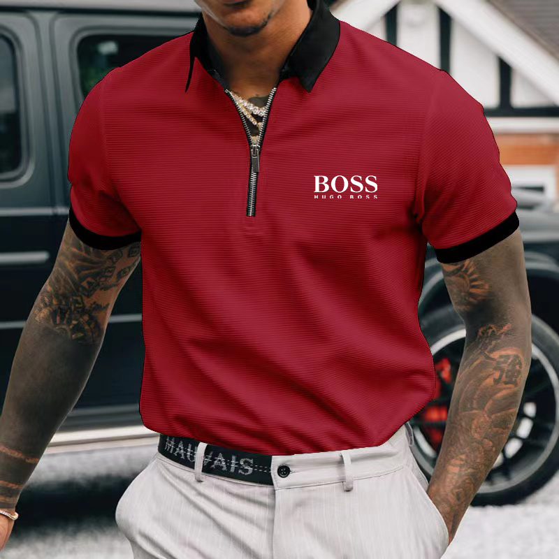 Men's Casual Short Sleeve Polo Shirt