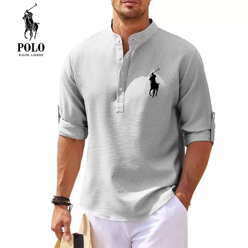 Ralph Lauren™ Men's Casual Collar Fashion Striped Shirts