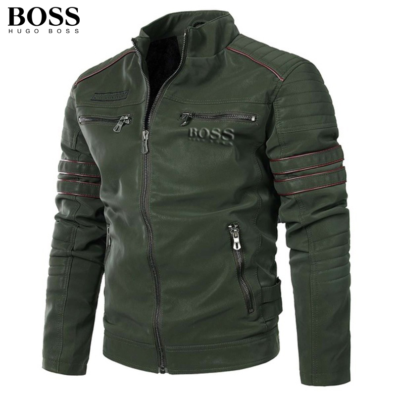 Men’s main  embroidered leather jackets, best-selling leather