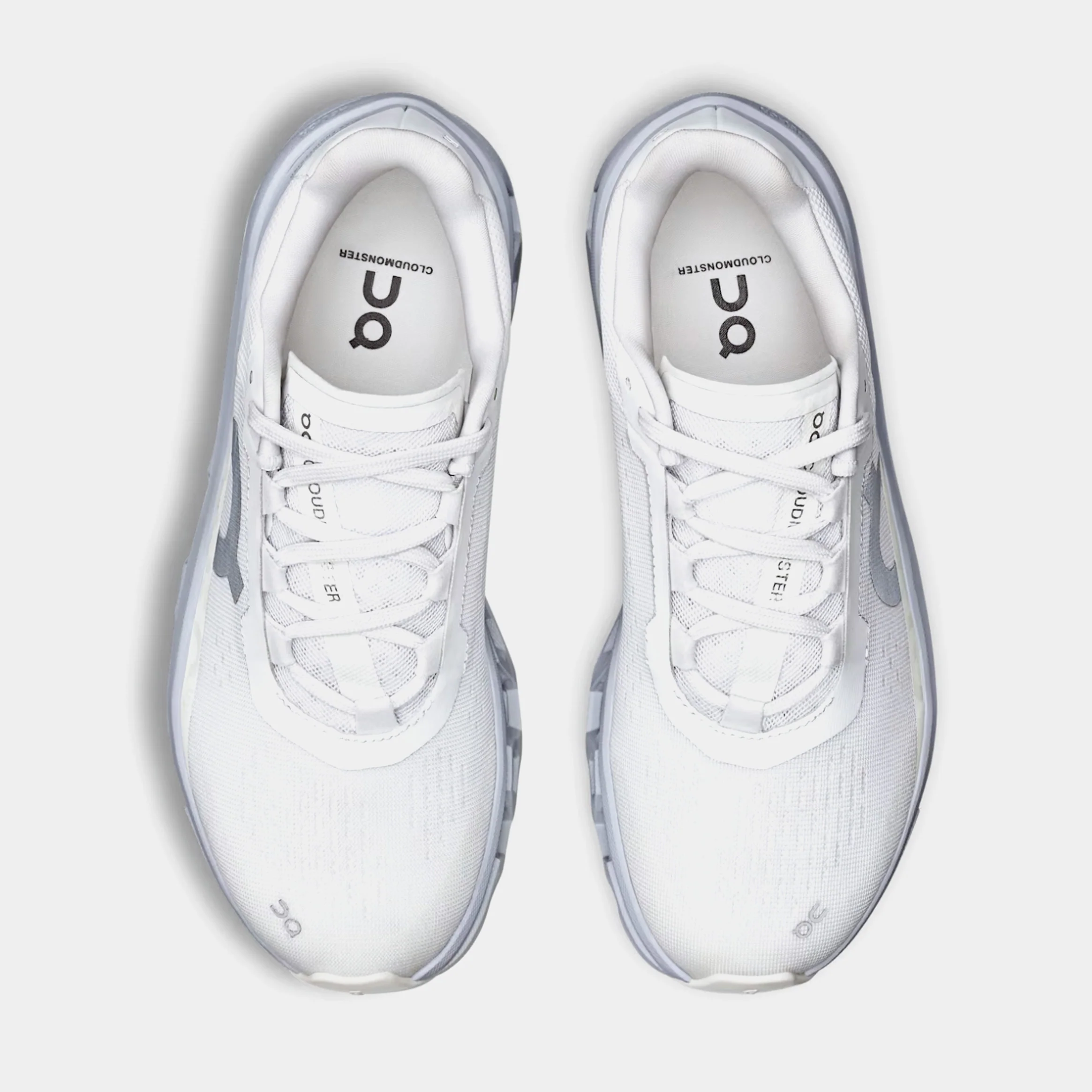 Cloudmonster Womens Running Shoes (White/Blue)