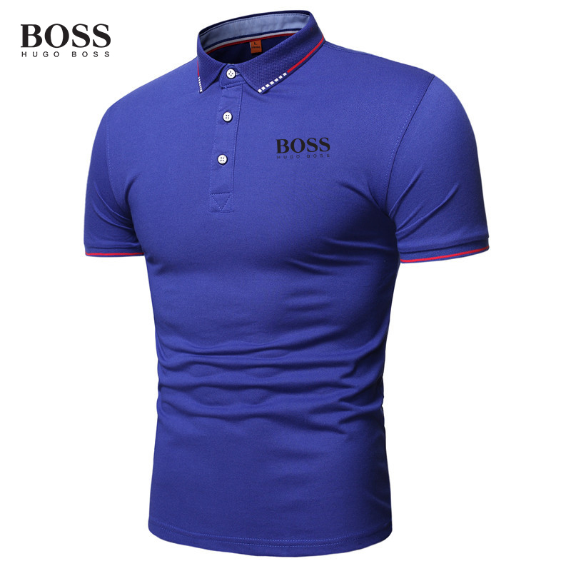 Button Stand Collar Short Sleeve Polo