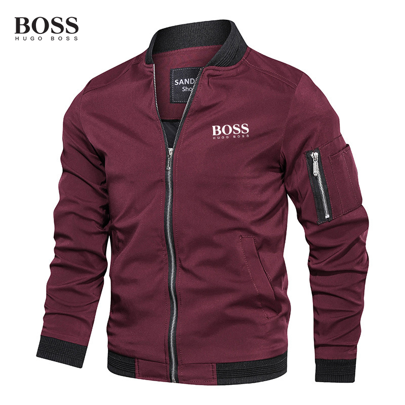 Men's Baseball Collar Casual Jacket