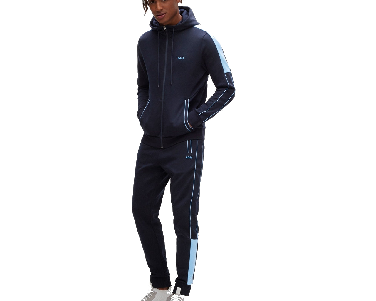 50477193 402 Hooded Tracksuit set Blue