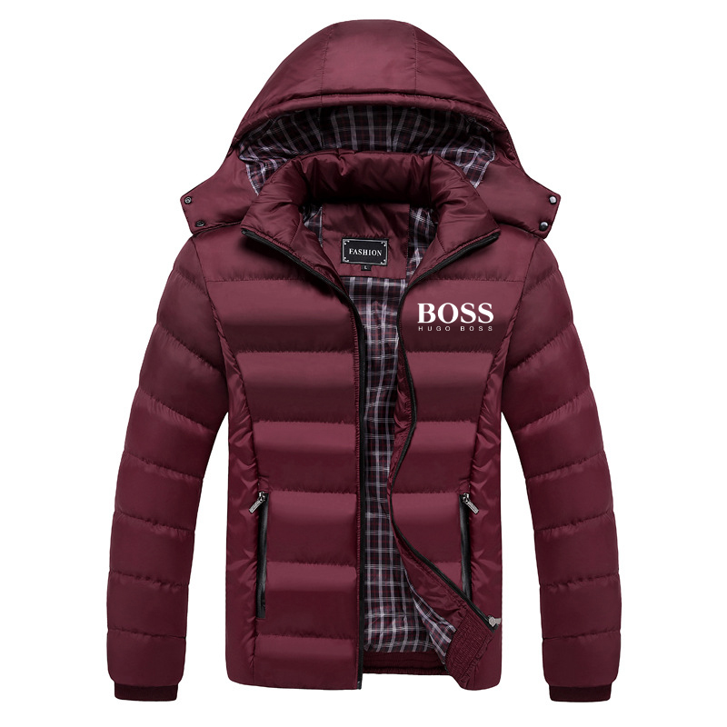 Men's Padded Warm Hooded Jacket