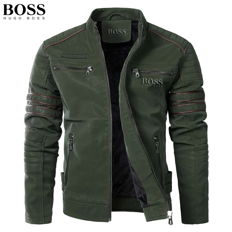 Men’s main  embroidered leather jackets, best-selling leather