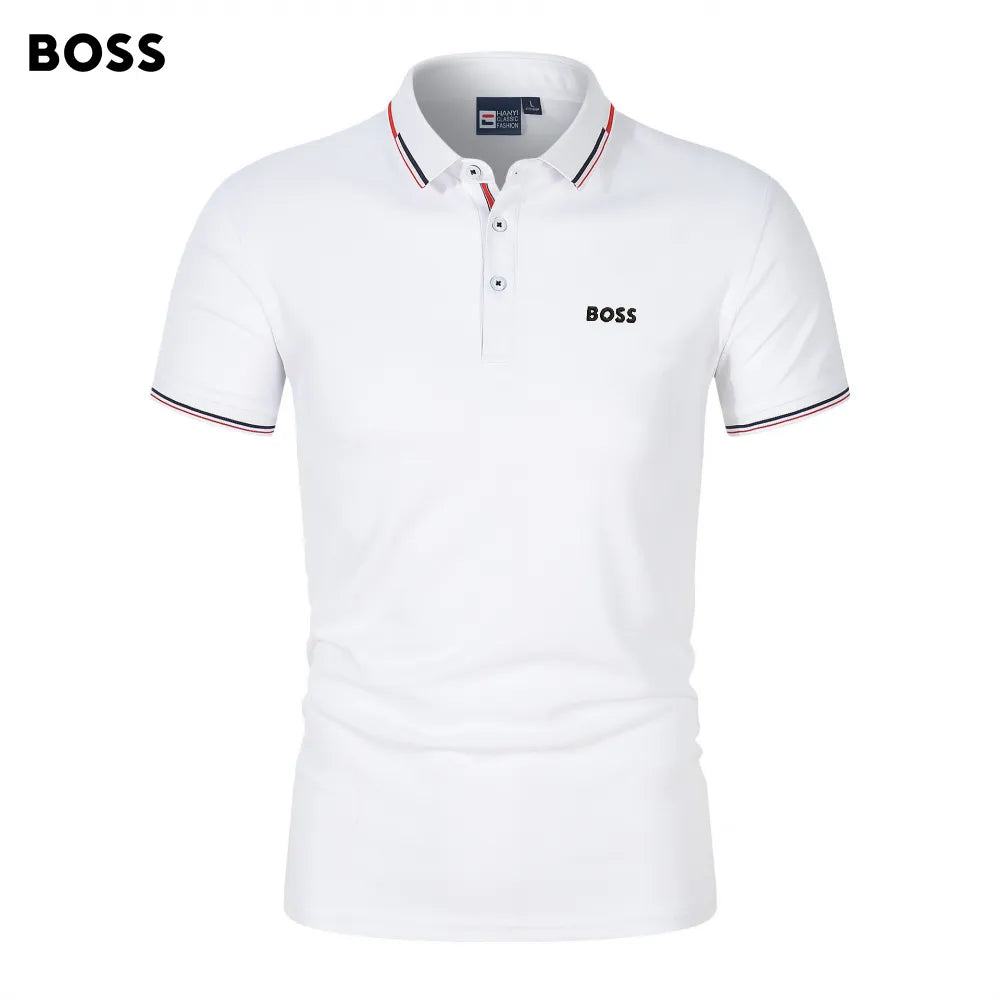 Men's plus size polo shirt