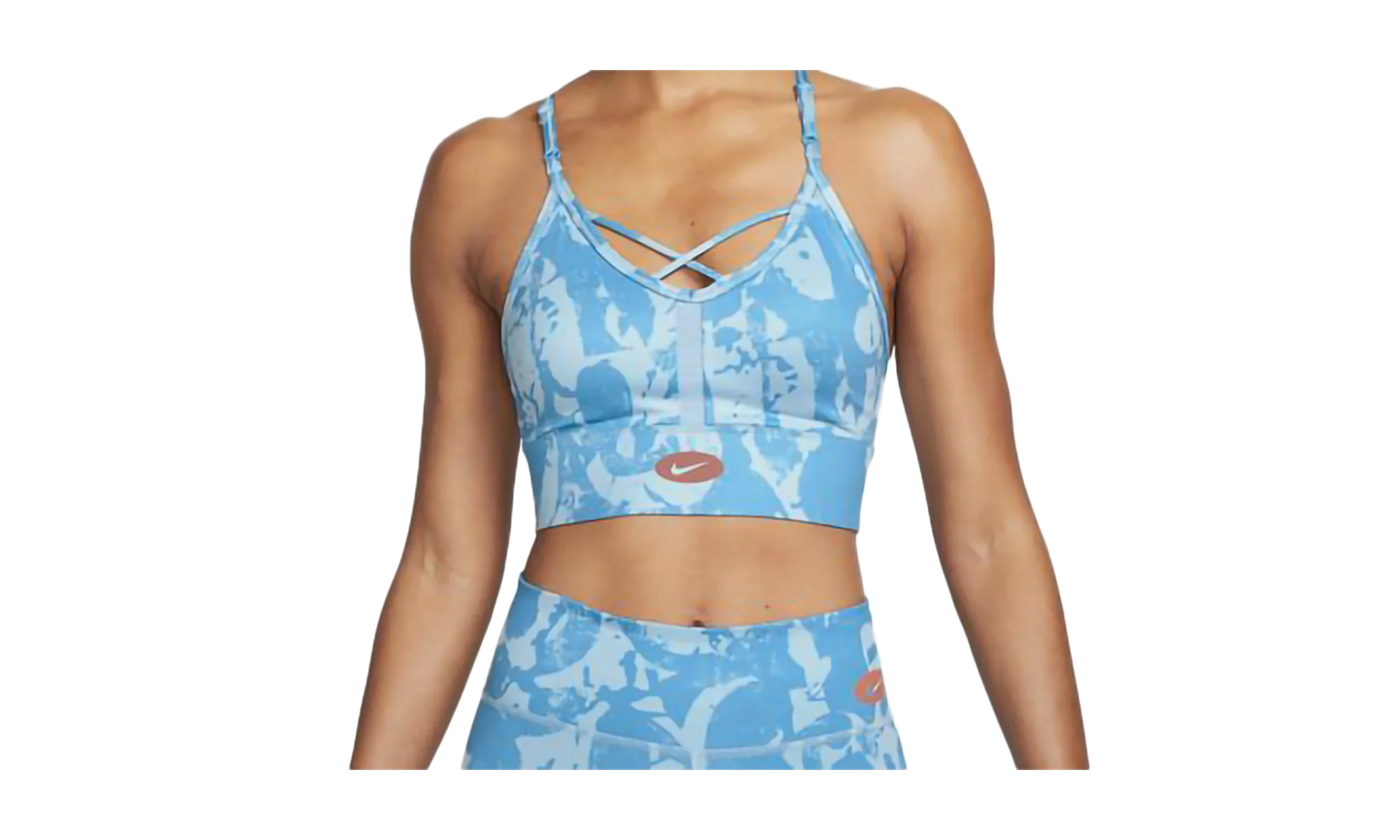 Dri-fit Indy Icon Clash Print Padded Sports Bra 