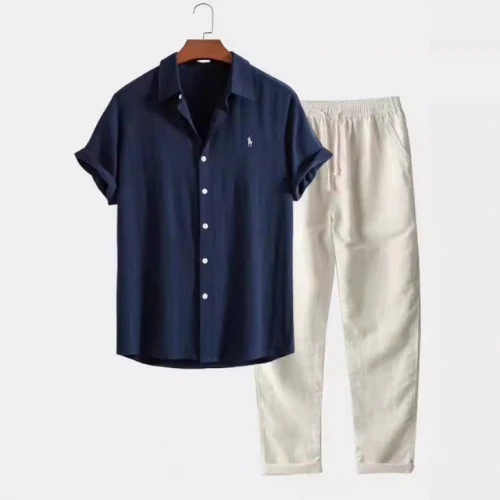 Ralph Lauren™ Men's Casual Shirt & Jogger Set