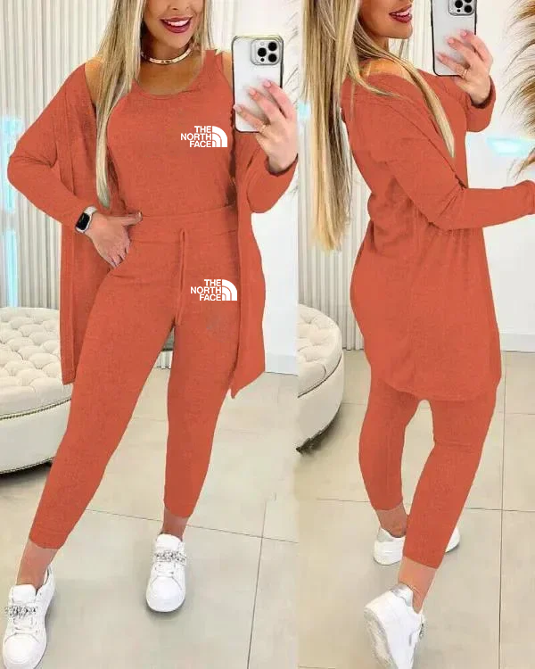 New Women's Clothing 3-Piece Set (Jacket + Vest + Pants)