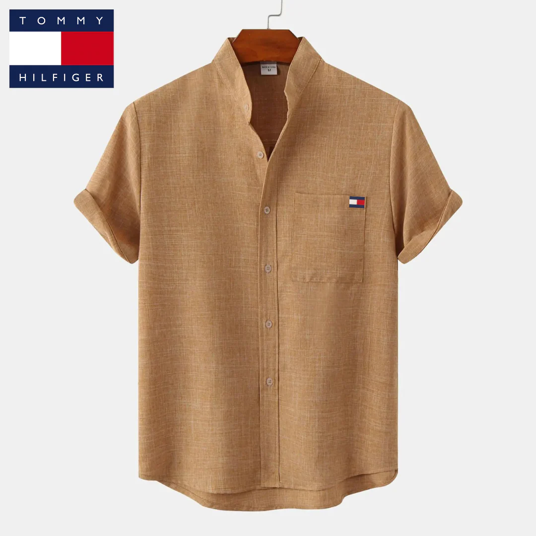 Camisa de lino de lujo para el tiempo libre