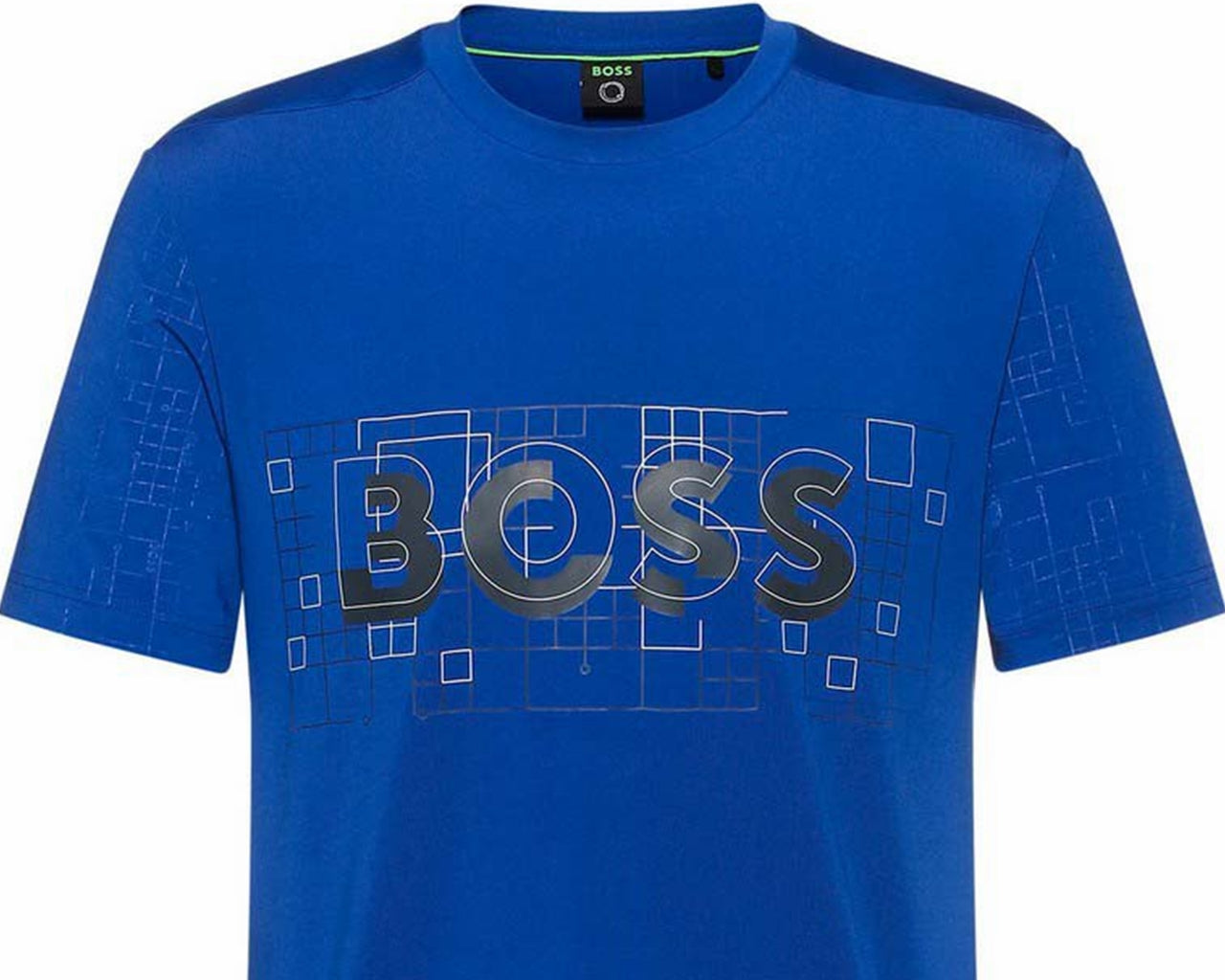 50477170 Tee Active Crew Neck T-Shirt Blue