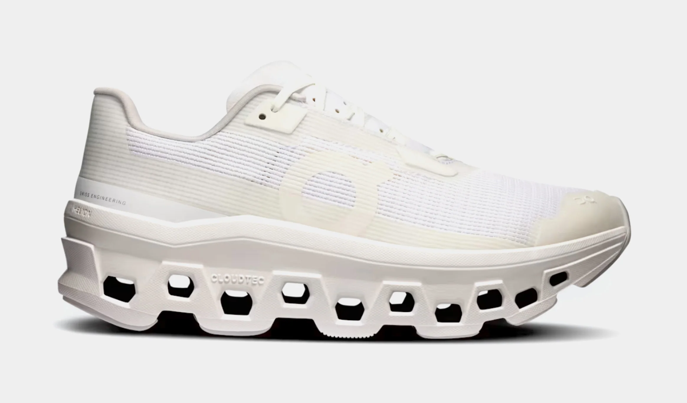 Cloudmonster Void Womens Running Shoes (White/White)