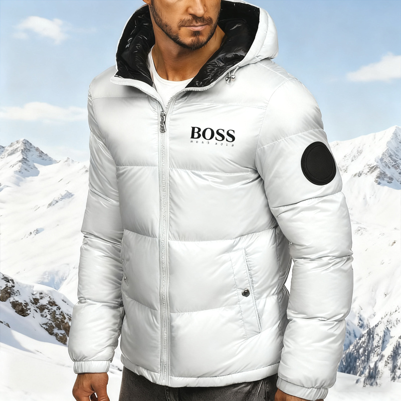 BOSS™ Men's Padded Warm Hooded Jacket
