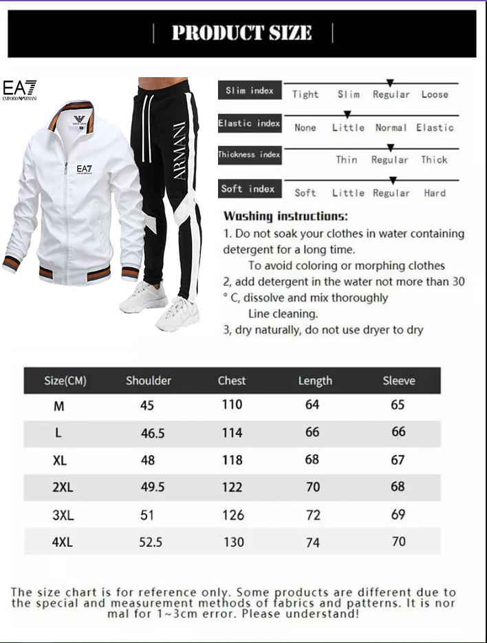 2025 Nowy dwuczęściowy garnitur sportowy Armani