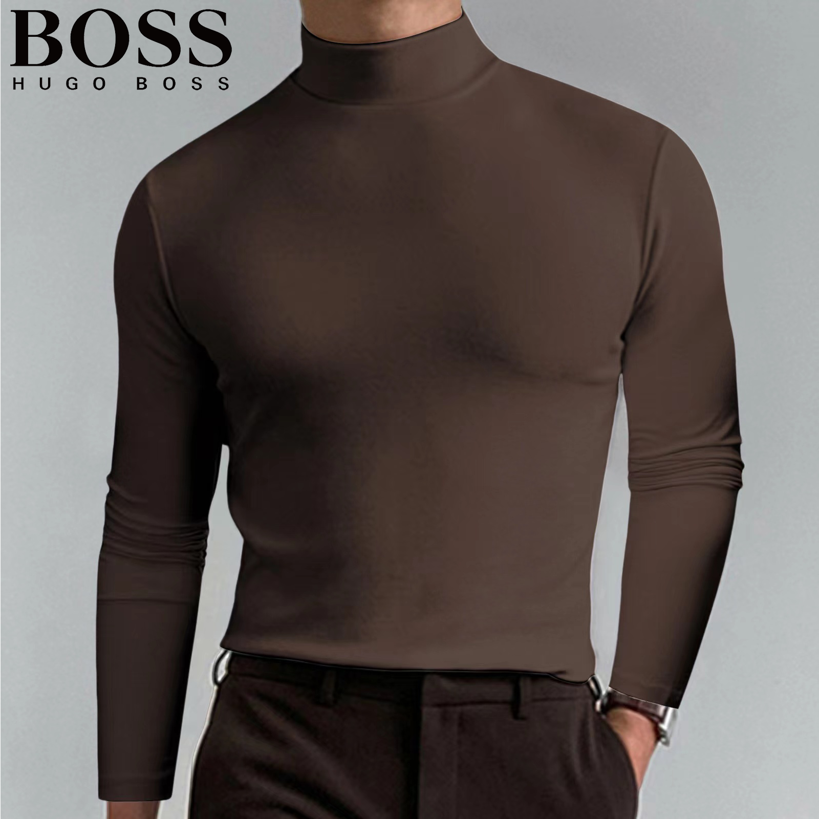 Men's Casual Round Neck Thermal Top