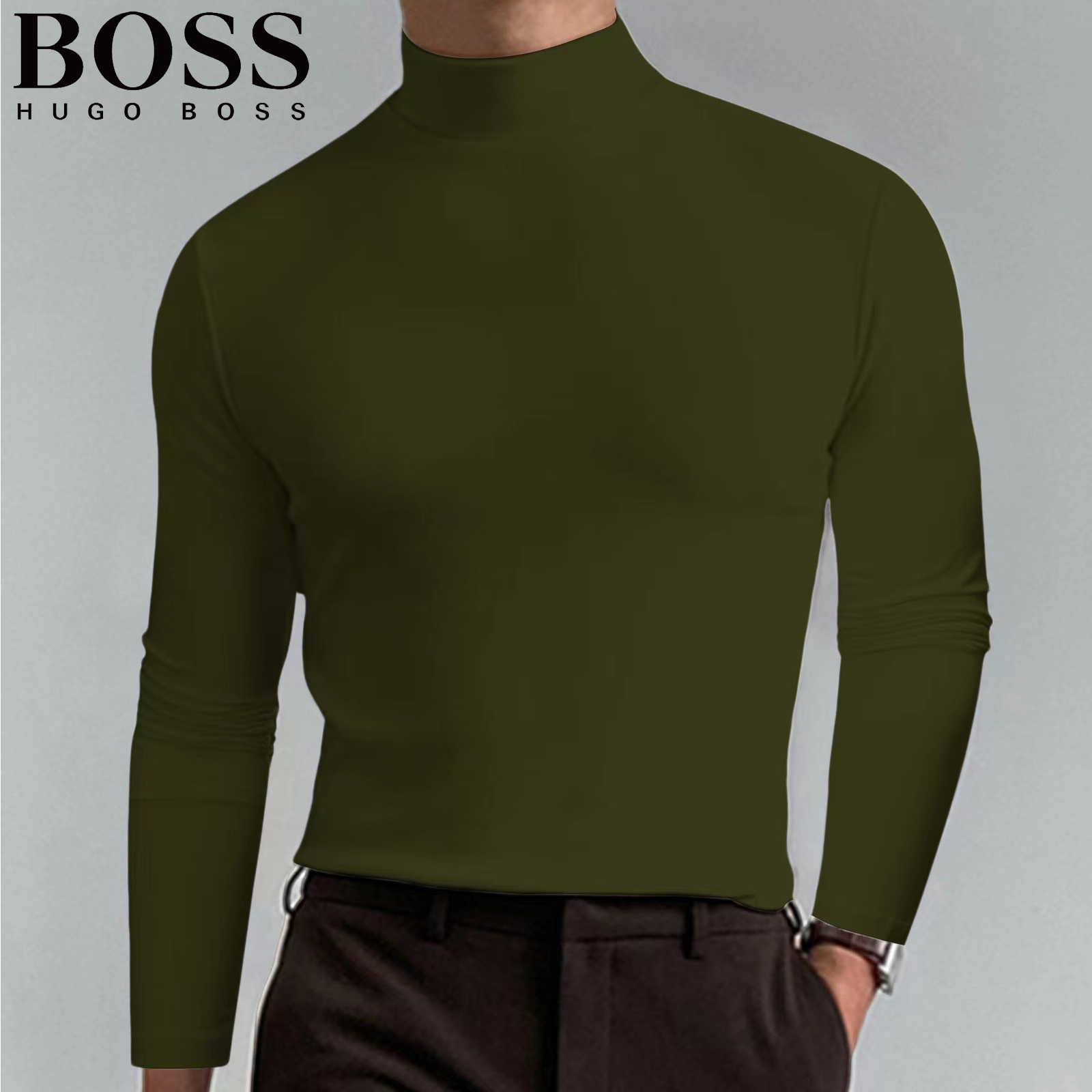 Men's Casual Round Neck Thermal Top