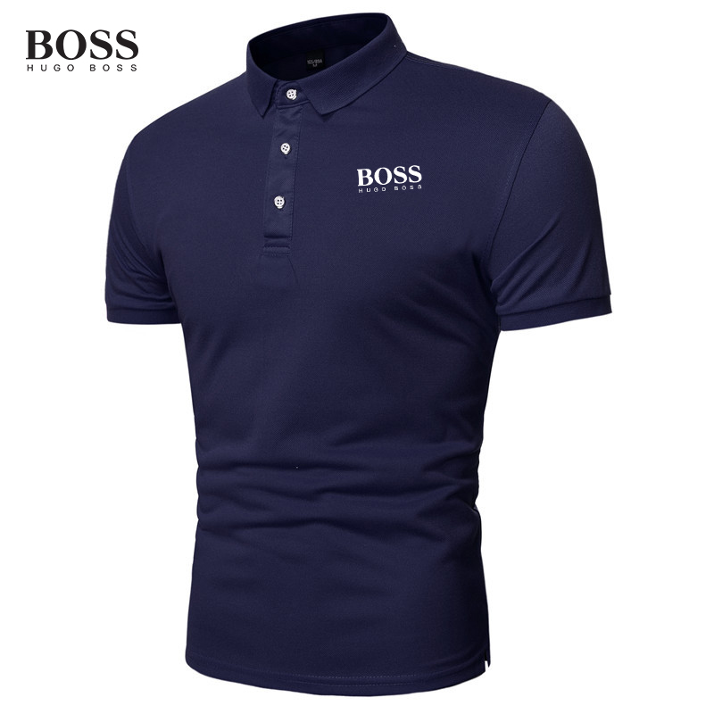Button Stand Collar Short Sleeve Polo
