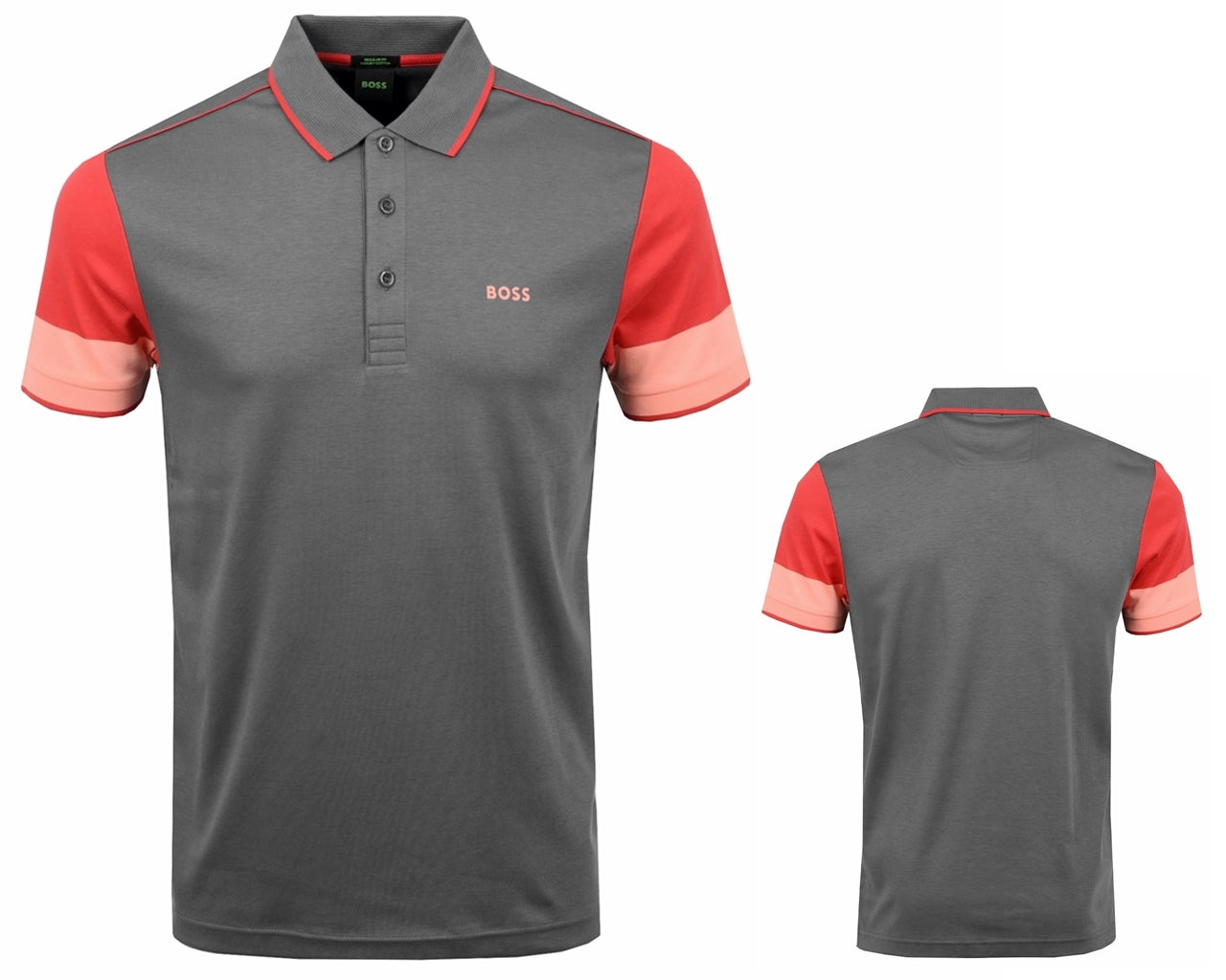 Paddy 11 50473840 021 Regular Fit Polo Shirt Dark Grey