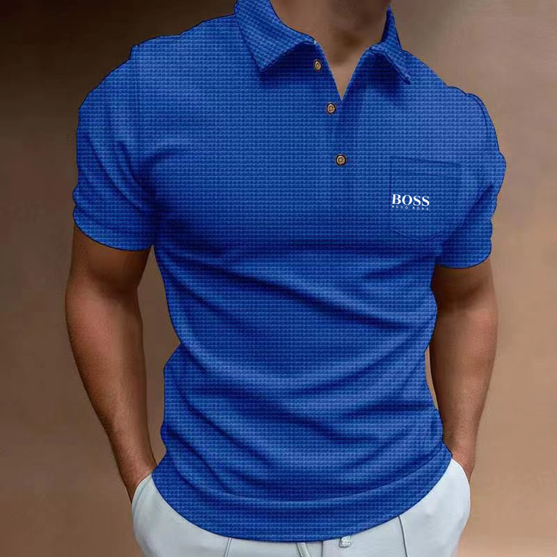 Men's Hot Sale Cotton Casual Short Sleeve Polo Shirt