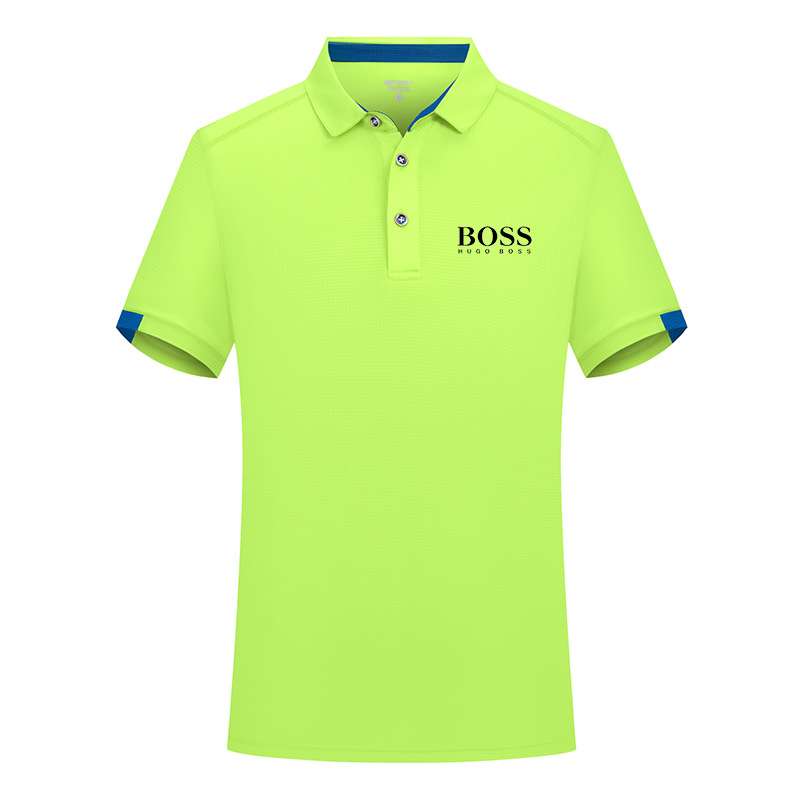 Men's summer sports short-sleeved quick-drying cool breathable polo shirt