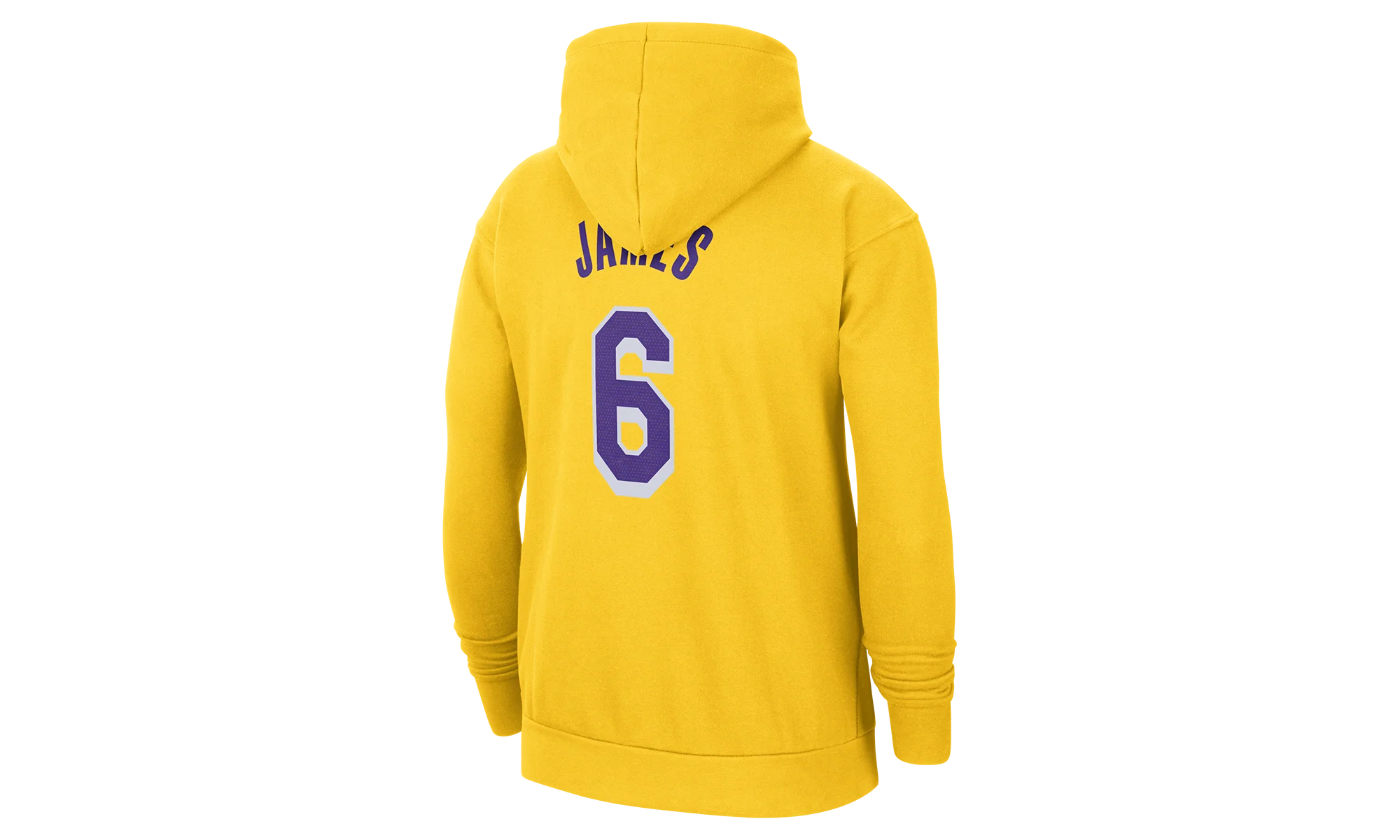 NBA LA LAKERS LEBRON JAMES #6 FLEECE HOODIE 