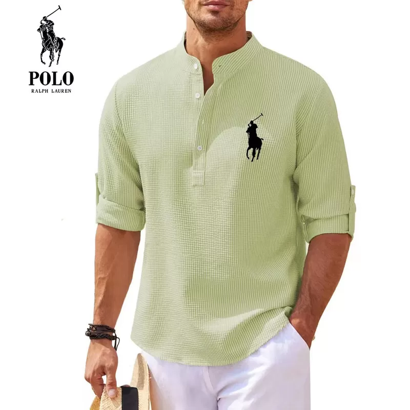 Ralph Lauren™ Men's Casual Collar Fashion Striped Shirts