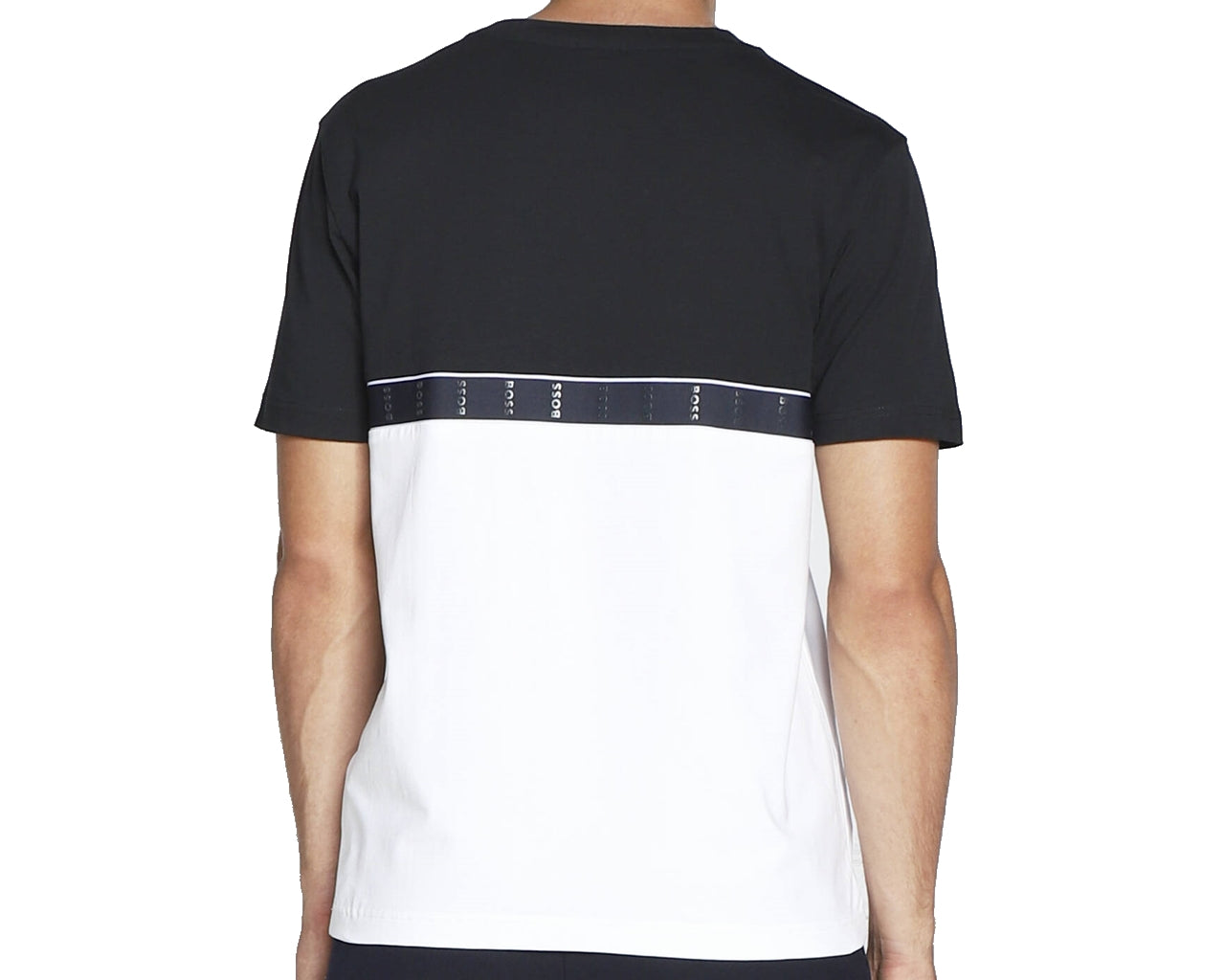 50477241 Tee Tape Crew Neck T-Shirt Blue