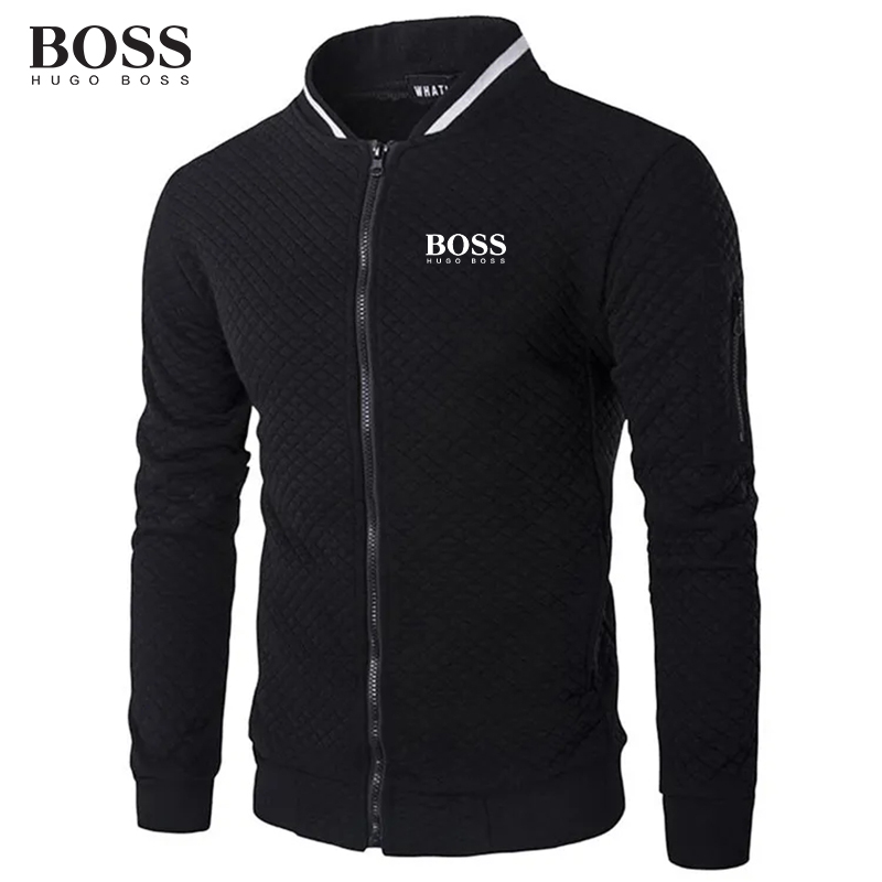 Men's Casual Jacket Coat With Stand-up Collar
