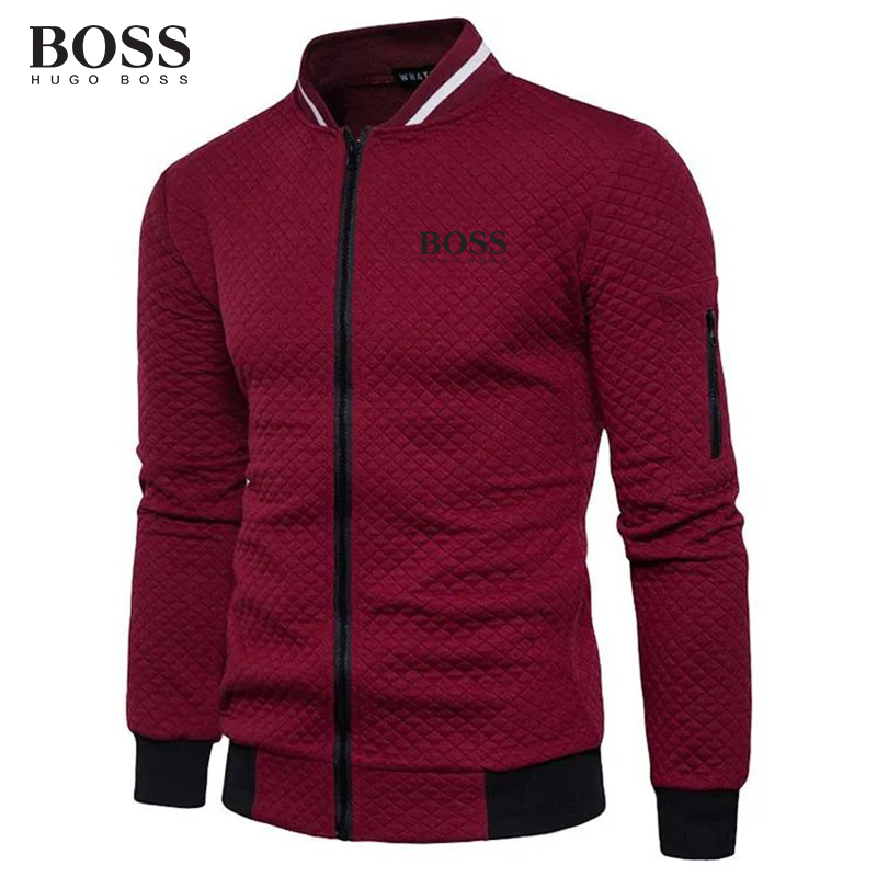 Men's Casual Jacket Coat With Stand-up Collar