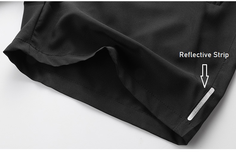 New ice silk breathable reflective sports casual pants